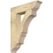 Ekena Millwork Balboa Traditional Rough Sawn Bracket, Douglas Fir, 6"W x 28"D x 36"H BKT06X28X36BOA01RDF - alternate 1